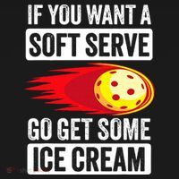 Pickleball Soft Serve Ice Cream Funny Pickleball Coaster thumb 2