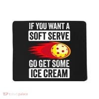 Pickleball Soft Serve Ice Cream Funny Pickleball Mousepad thumb 0