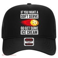 Pickleball Soft Serve Ice Cream Funny Pickleball Hat thumb 0