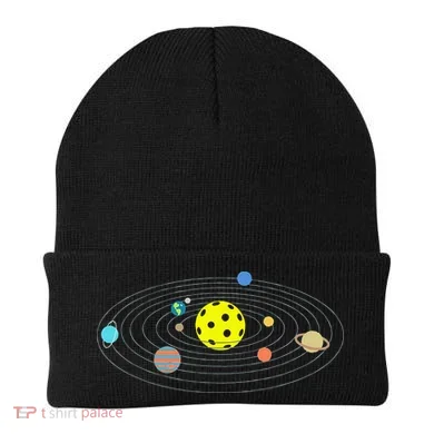 Pickleball Solar System Beanie