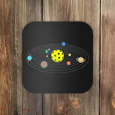 Pickleball Solar System Coaster