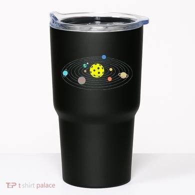Pickleball Solar System Tumbler