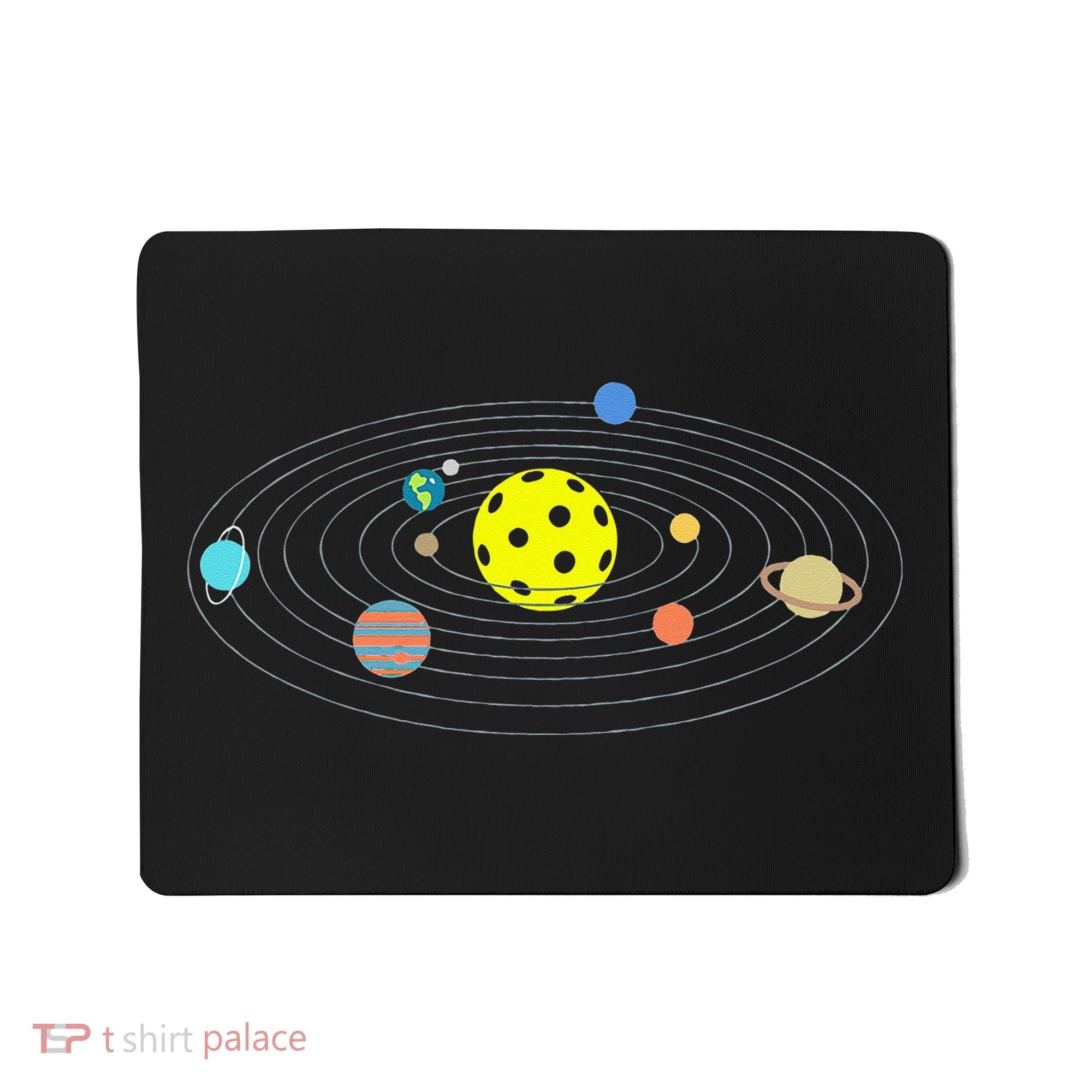 Pickleball Solar System Mousepad