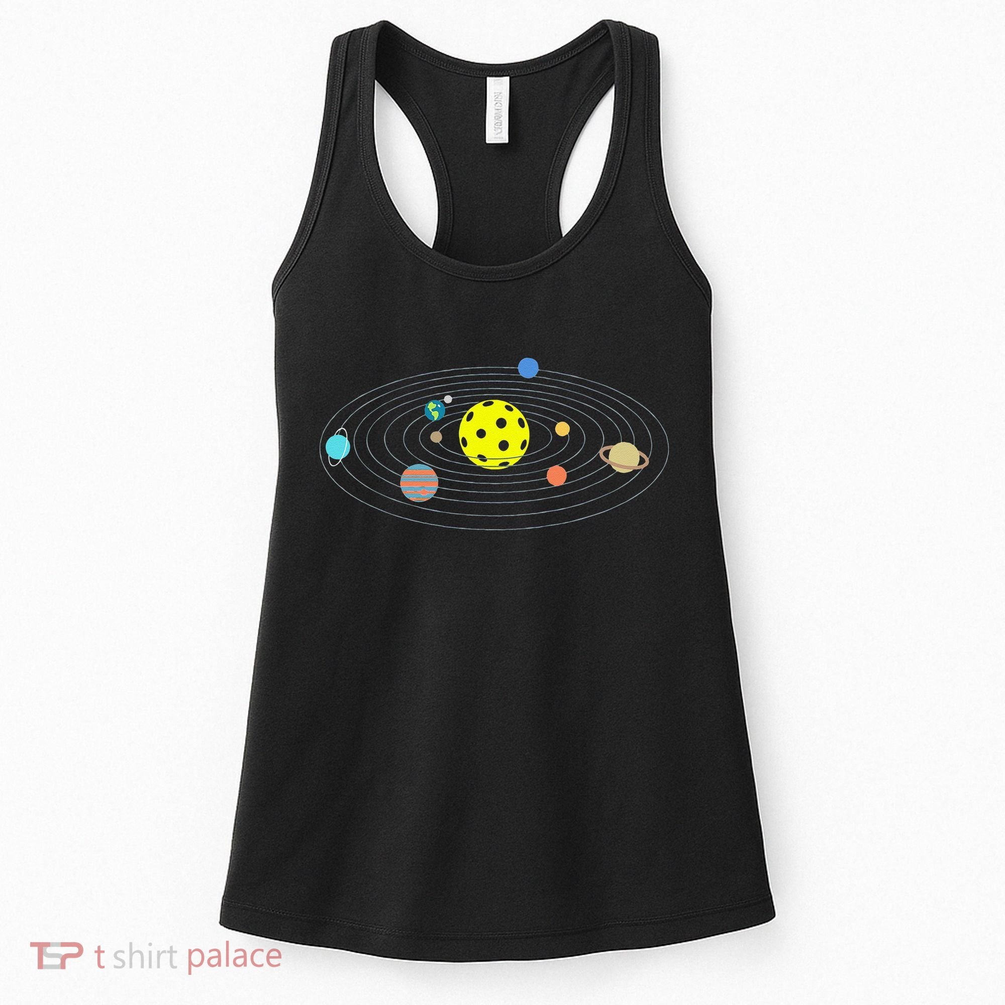 Pickleball Solar System Women's Tank Top
