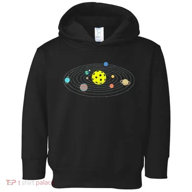 Pickleball Solar System Toddler Hoodie