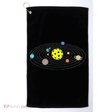Pickleball Solar System Golf Towel