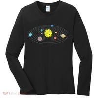 Pickleball Solar System Women's Long Sleeve Shirt thumb 0