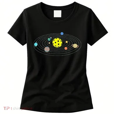 Pickleball Solar System Women's T-Shirt