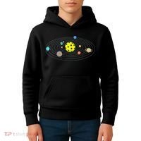 Pickleball Solar System Kids Hoodie thumb 4
