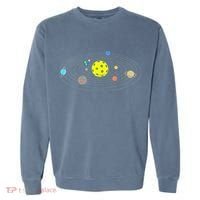 Pickleball Solar System Garment-Dyed Sweatshirt thumb 0