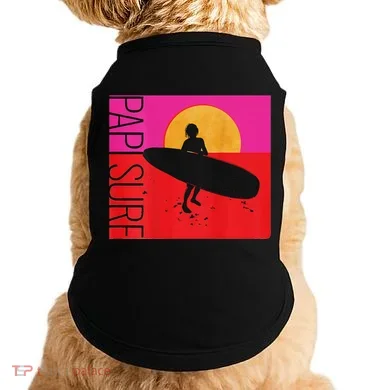 Papi Surf Sunset Surfboard Doggie Tank