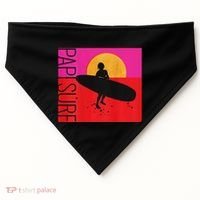 Papi Surf Sunset Surfboard USA-Made Doggie Bandana thumb 0