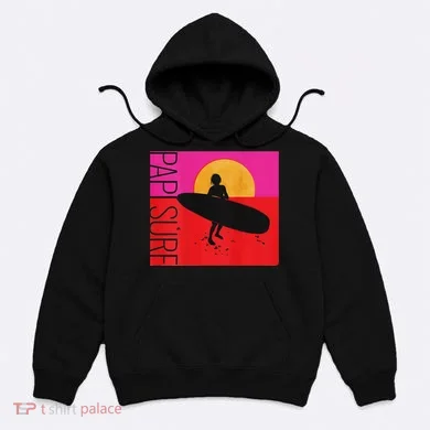 Papi Surf Sunset Surfboard Hoodie