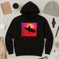 Papi Surf Sunset Surfboard Hoodie thumb 3