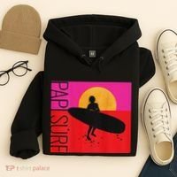 Papi Surf Sunset Surfboard Hoodie thumb 4