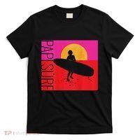 Papi Surf Sunset Surfboard T-Shirt thumb 0