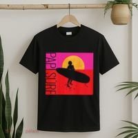 Papi Surf Sunset Surfboard T-Shirt thumb 2