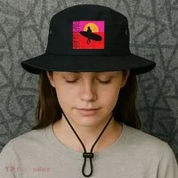 Papi Surf Sunset Surfboard Bucket Hat thumb 3