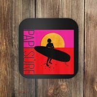 Papi Surf Sunset Surfboard Coaster thumb 0