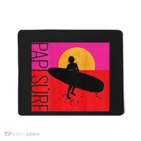 Papi Surf Sunset Surfboard Mousepad thumb 0