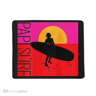 Papi Surf Sunset Surfboard Mousepad