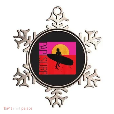 Papi Surf Sunset Surfboard Ornament