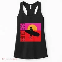Papi Surf Sunset Surfboard Women's Tank Top thumb 0