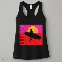 Papi Surf Sunset Surfboard Women's Tank Top thumb 3