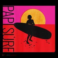 Papi Surf Sunset Surfboard Baby Bodysuit thumb 2