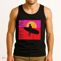 Papi Surf Sunset Surfboard Tank Top thumb 3