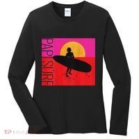 Papi Surf Sunset Surfboard Women's Long Sleeve Shirt thumb 0