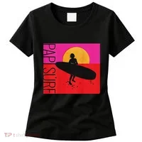 Papi Surf Sunset Surfboard Women's T-Shirt thumb 0