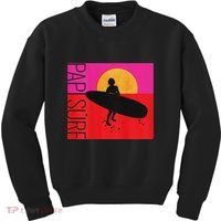 Papi Surf Sunset Surfboard Kids Sweatshirt thumb 0