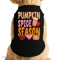Pumpkin Spice Season Doggie Tank thumb 0
