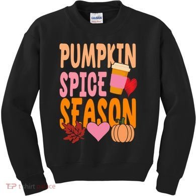 Pumpkin Spice Season Kids Sweatshirt