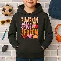 Pumpkin Spice Season Kids Hoodie thumb 2