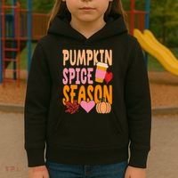 Pumpkin Spice Season Kids Hoodie thumb 3