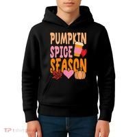 Pumpkin Spice Season Kids Hoodie thumb 4