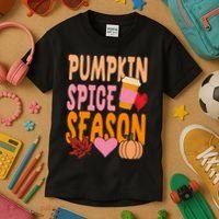Pumpkin Spice Season Kids T-Shirt thumb 3