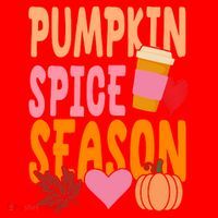Pumpkin Spice Season Santa Hat thumb 1