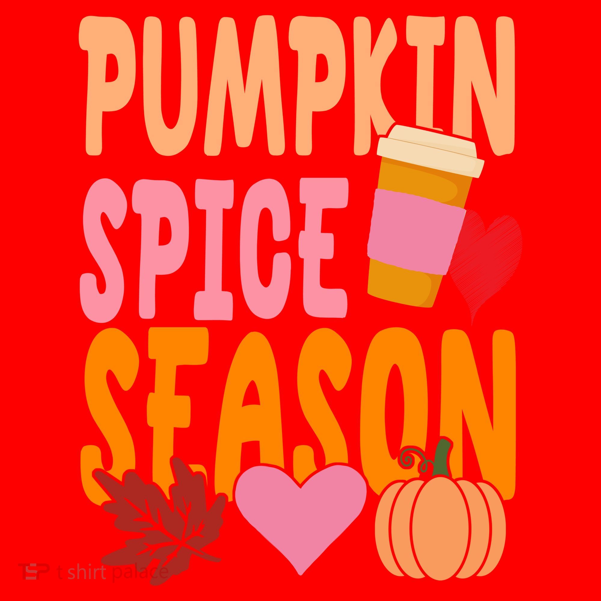 Pumpkin Spice Season Santa Hat