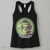 Pickle Stix Surfboards Spaceman Women's Tank Top thumb 3