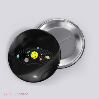 Pickleball Solar System Button