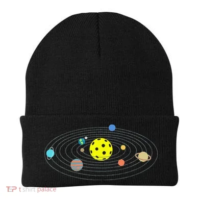 Pickleball Solar System Beanie