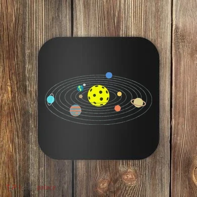 Pickleball Solar System Coaster