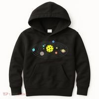 Pickleball Solar System Kids Hoodie thumb 0