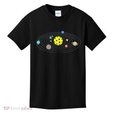 Pickleball Solar System Kids T-Shirt