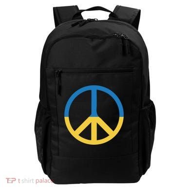 Peace Sign Stand With Ukraine Supporting Ukrainians Backpack