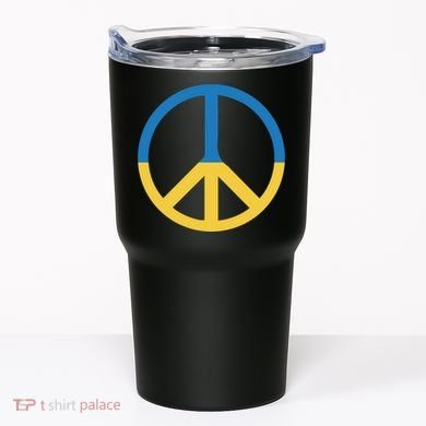 Peace Sign Stand With Ukraine Supporting Ukrainians Tumbler