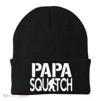 Papa Squatch Shirt Gifts For Dad Sasquatch Bigfoot Beanie thumb 0